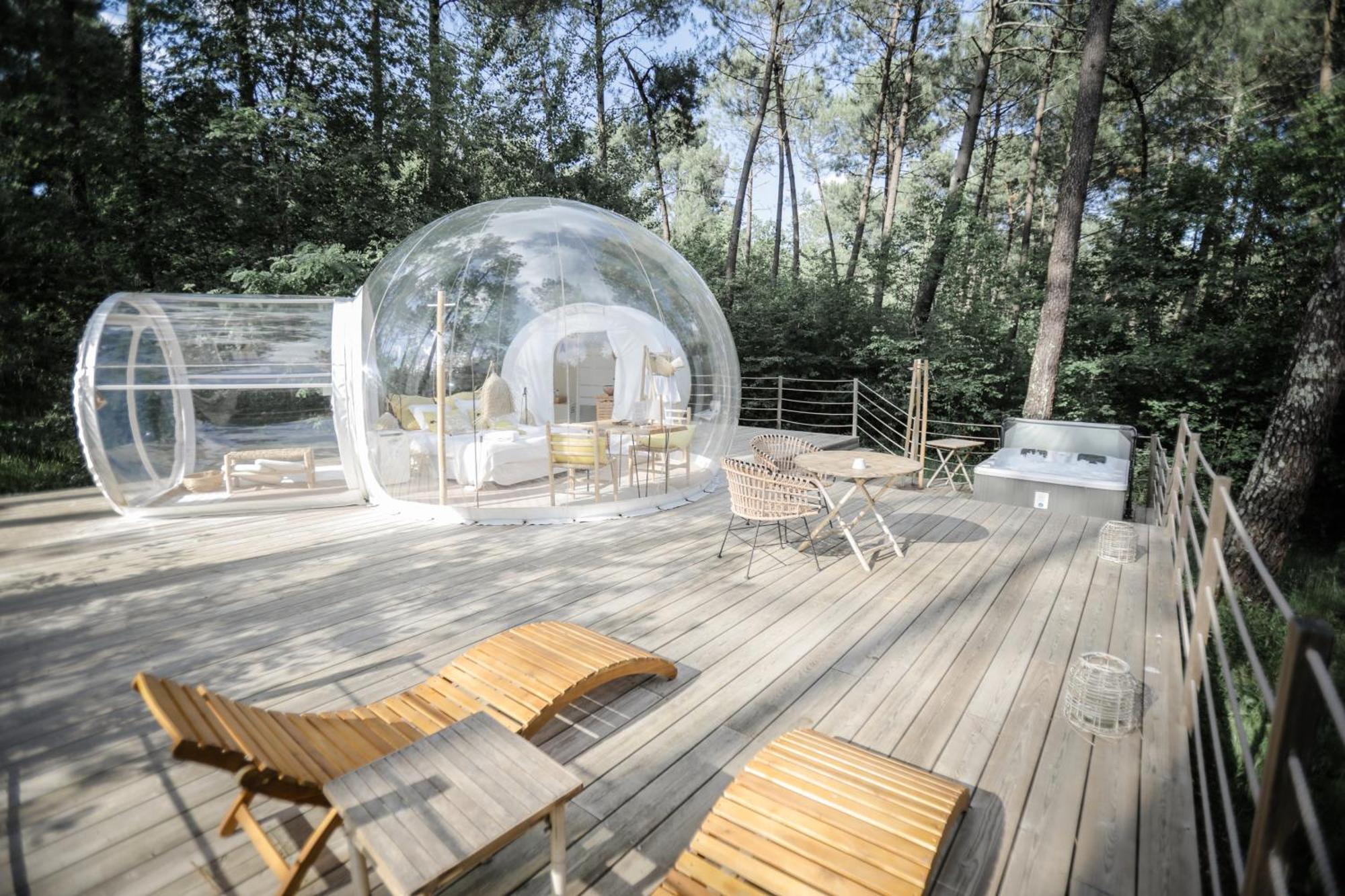 Les Bulles De Bordeaux Bed and Breakfast Salleboeuf Eksteriør billede